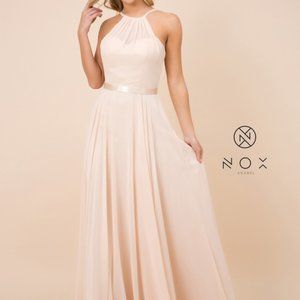 Halter Neck A-Line Shape Prom Dress NXY102P
